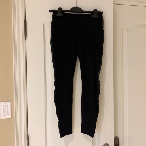 Joie Keena Ponte Legging with Tuxedo Stripe, XS, Black - Picture 8 of 10